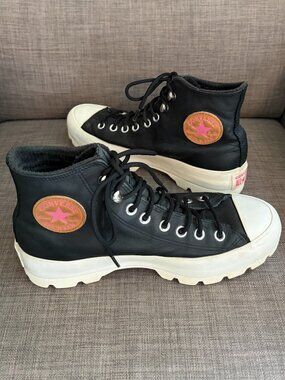 Converse Chuck Taylor All Star Leather Gortex high top lugged boots